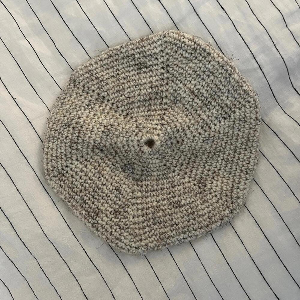Handmade knit hat